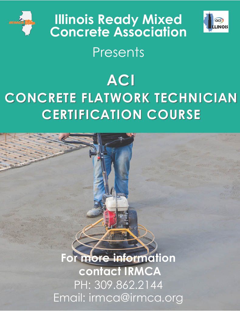 Concrete Flatwork Associate and Advanced Finisher Certification Course