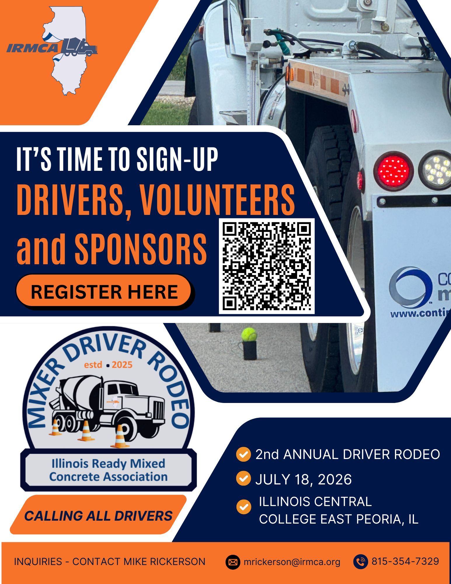 MIXER DRIVER RODEO - IT'S TIME TO SIGN-UPthe Date